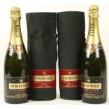 Champagne:  Two Bottles of Piper-Heidsieck Champagne Brut Millésime 1990, in presentation cooler