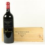 Wine - South African Red: 2005 Waterford Estate Cabernet Sauvignon, signed  by Kevin Arnold, 4 Litre