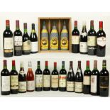 Red Wines:  A large collection of varied French, Italian, Spanish & other Wines  Various dates