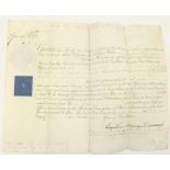 Royal Commission to an Irish Officer, 1811 Document: Order of King George III appointing William