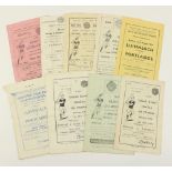 G.A.A. Programmes (1955-1959) Munster Championship (Hurling) -  A collection of 9 Official Match