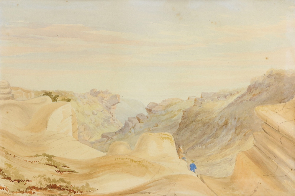 George Victor Du Noyer (1817-1869) Watercolours of Ireland’s Geological Landscapes This folio of ten - Image 3 of 4