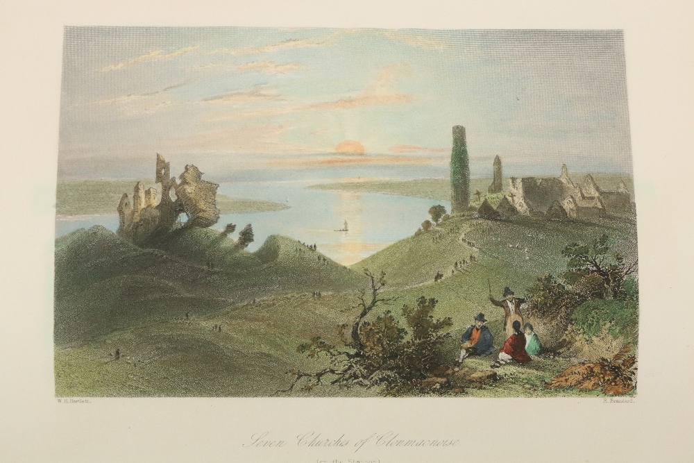 Rare Hand-Coloured Copy in Fine Binding Bartlett (W.H.)  The Scenery and Antiquities of Ireland, 2 - Image 5 of 5