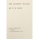 Yeats (W.B.) The Shadowy Waters, 4to Lond. (Hodder and Stroughton) 1900. First Edn., hf. title &