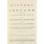 Leland (Thomas)  The History of Ireland, 3 vols. 4to Lond. 1773. Full sprinkled calf, raised