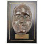 After Paul Spech, Switzerland (1896-1966) [Joyce (James)] A bronze cast Model of the Death Mask of