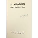Signed Limited Edition Kernoff (Harry) 12 Woodcuts, lg. square 4to Dublin (Three Candles Press) n.d.