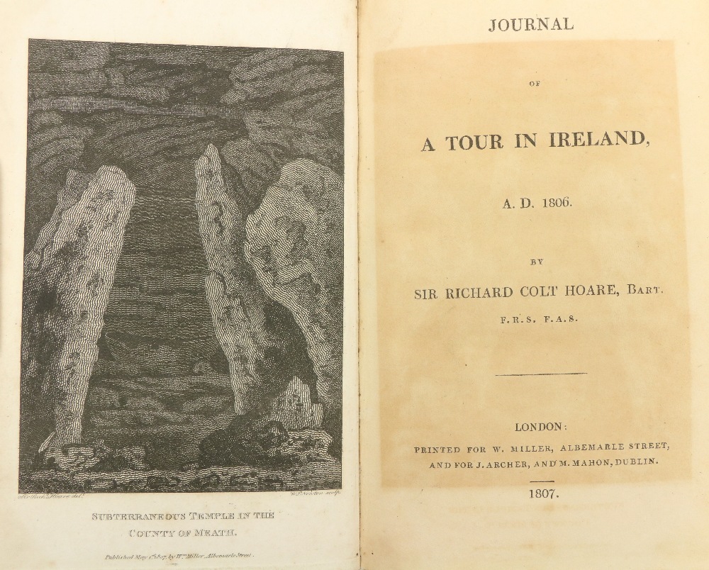 Hoare (Sir R. Colt) Journal of A Tour in Ireland, A.D. 1806, 8vo Lond. 1807. First Edn., engd.