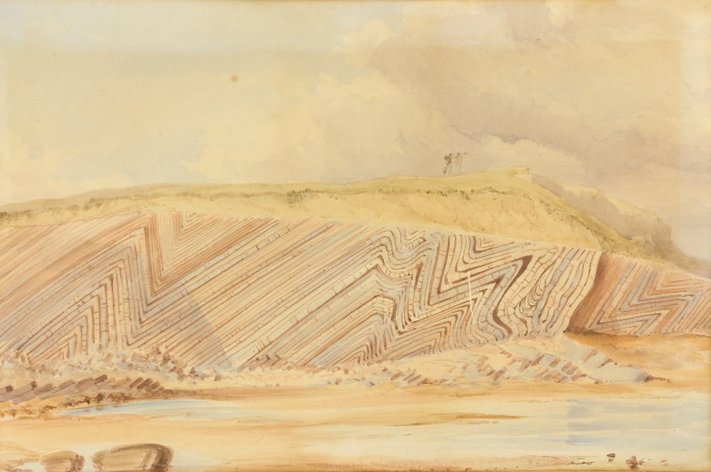 George Victor Du Noyer (1817-1869) Watercolours of Ireland’s Geological Landscapes This folio of ten