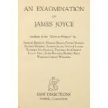 Beckett (Samuel), Brion (M.), Budgen (F.)et al An Examination of James Joyce, A Critical Symposium