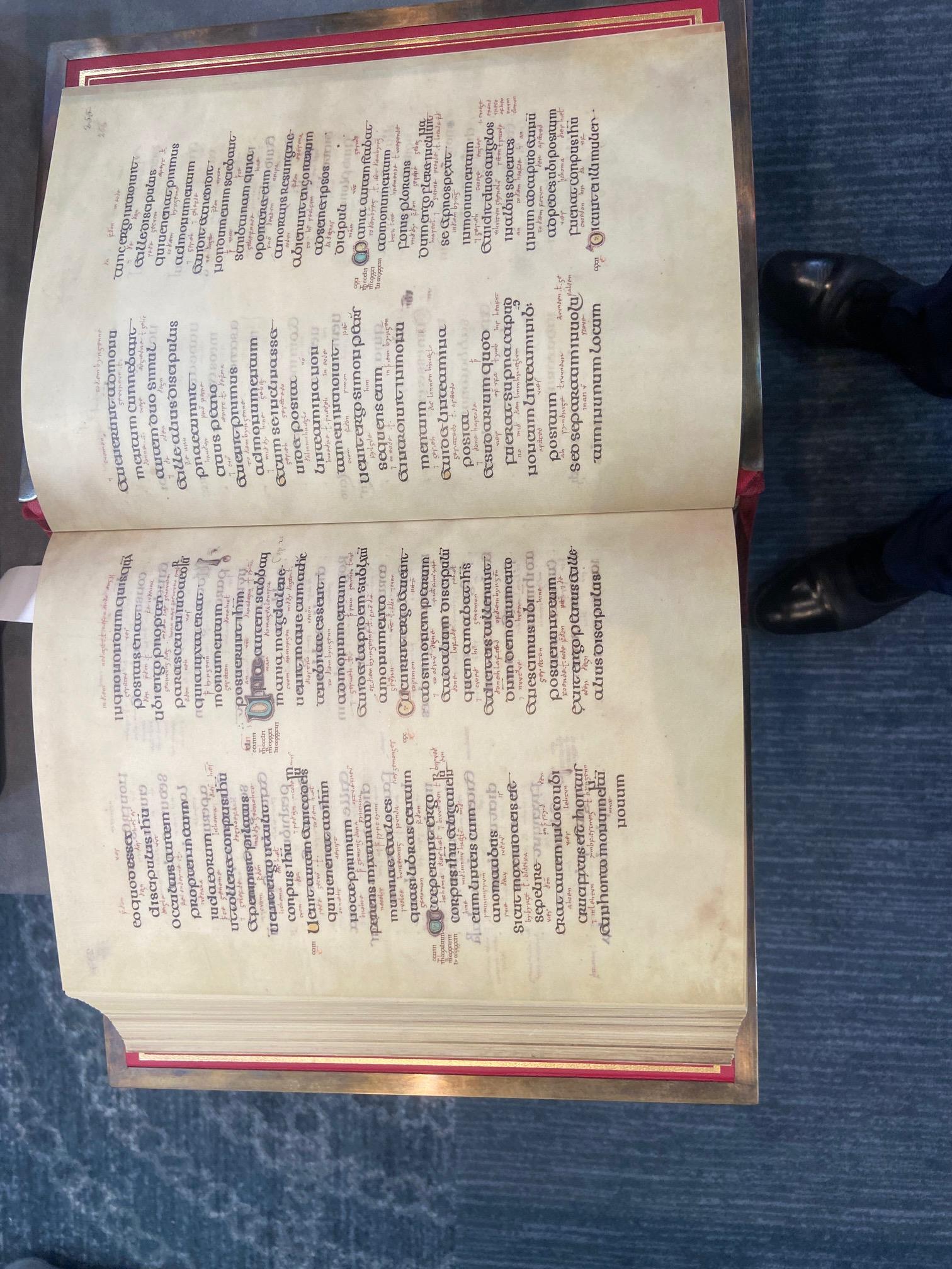 The Lindisfarne Gospels  A True Masterpiece of Fine Facsimile Production Evangelia Sancta - Image 46 of 49