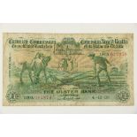 Currency Commission Consolidated Bank Note Ploughman, £1 (one pound) The Ulster Bank Limited No.