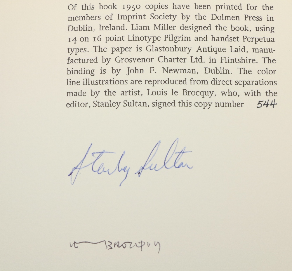 Signed by Louis le Brocquy Synge (J.M.) The Playboy of the Western World, folio Massachusetts ( - Image 3 of 3