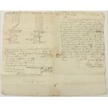 Important Shipping Document, Newry, 1739 Dillon (Thos.) Invoice dated at Newry, 3 September 1739,