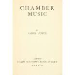 Joyce (James) Chamber Music, L., Elkin Mathews 1918, Second Edn., orig. printed wrappers Dolly