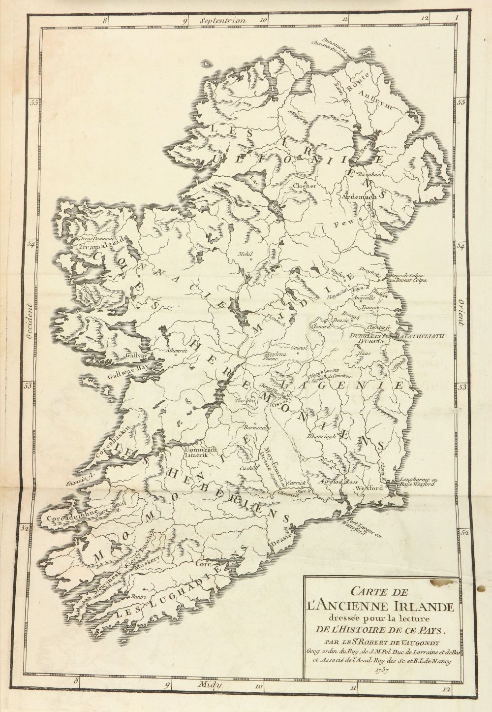 Mac-Geoghegan (M. l'Abbe) Histoire de l'Irlande, Ancienne et Moderne, Tirée des Monumens les plus - Image 3 of 4