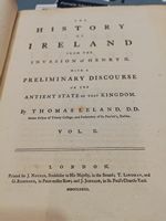 Leland (Thomas)  The History of Ireland, 3 vols. 4to Lond. 1773. Full sprinkled calf, raised - Image 15 of 24