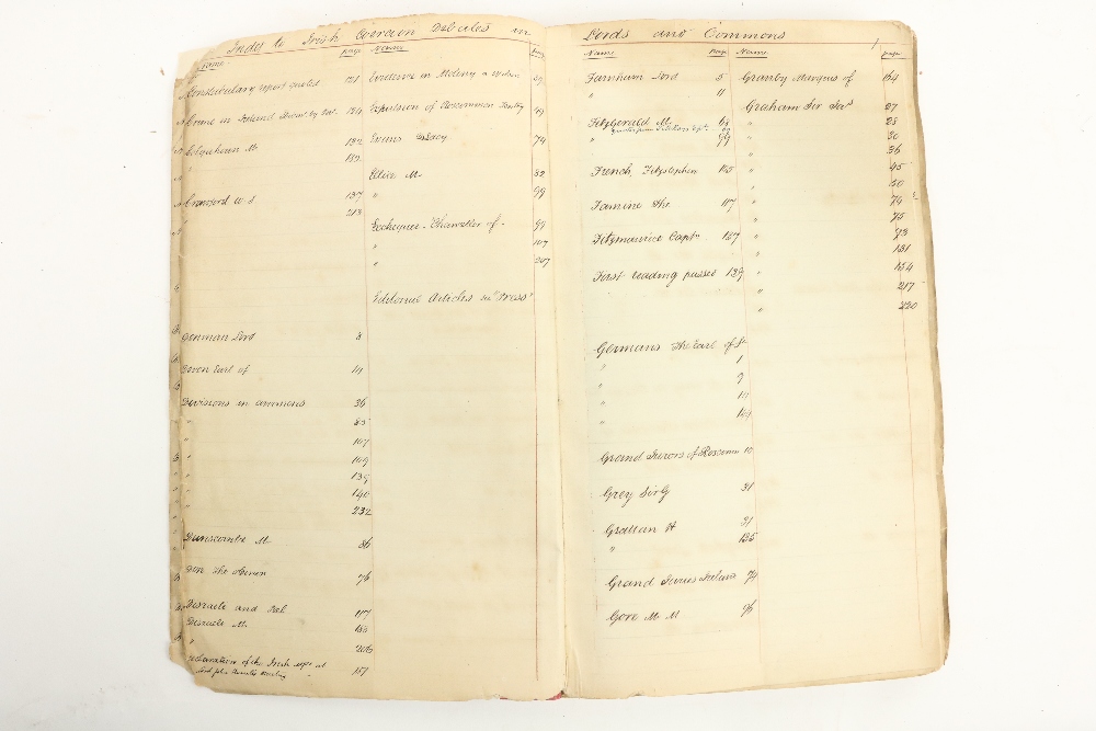 The Coercion Bill of 1846: A folio Album of newscuttings, of Reports etc., mainly from the ' - Image 2 of 3