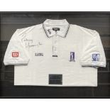 Golf: Harrington (Padraig) a white Kartel size L, golf Tee-Shirt,