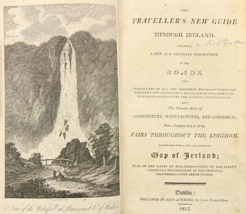 Traveller's Guide - The Travellers New Guide through Ireland, 8vo Dublin 1815. First Edn., engd. - Image 2 of 3