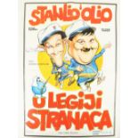 Cinema Poster: [Yugoslavia] U Le Gigi Stranacca, (The Flying Deuces) directed by Edward