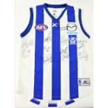 A.F.L. (Australian Football League)  A Signed 'Kangaroos North Melbourne Football Club Jersey,'