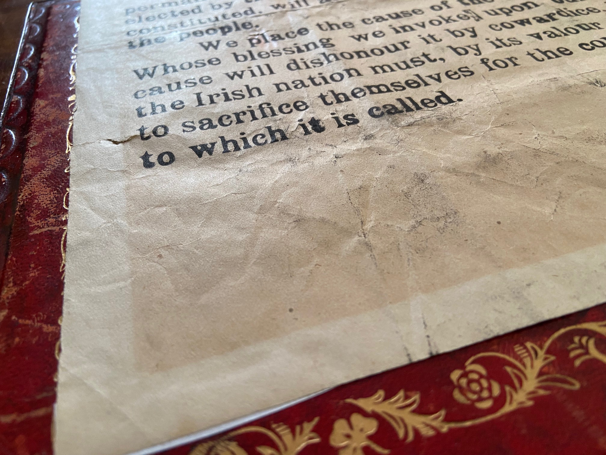 The Corner-stone Document of Irish Freedom 1916 PROCLAMATION OF THE IRISH REPUBLIC   An Original - Image 24 of 40
