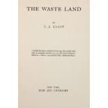 Rare Limited Second Edition Eliot (T.S.) The Waste Land, 8vo New York (Boni and Liveright) 1922. No.