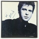 Signed by Peter Gabriel So, Album & Cover, photograph design, signed and inscribed Hello, Peter