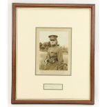 Signed by the 'Big Fella'  [Collins (Michael)] An original sepia Photograph of General Michael