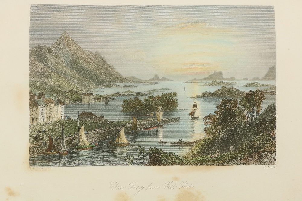 Rare Hand-Coloured Copy in Fine Binding Bartlett (W.H.)  The Scenery and Antiquities of Ireland, 2 - Image 4 of 5