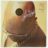 Signed by Isaac Hayes Hot Buttered Soul, L.P. Enterprise Records signed  in silvered pen, with 'Gold