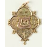 Cork's First Football All-Ireland, 1894 Medal: G.A.A. Cork 1894, An attractive shield shaped 9ct