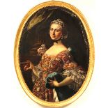 Giuseppe Bonito (1707/1789) "Figura di Gentildonna" - "Lady"