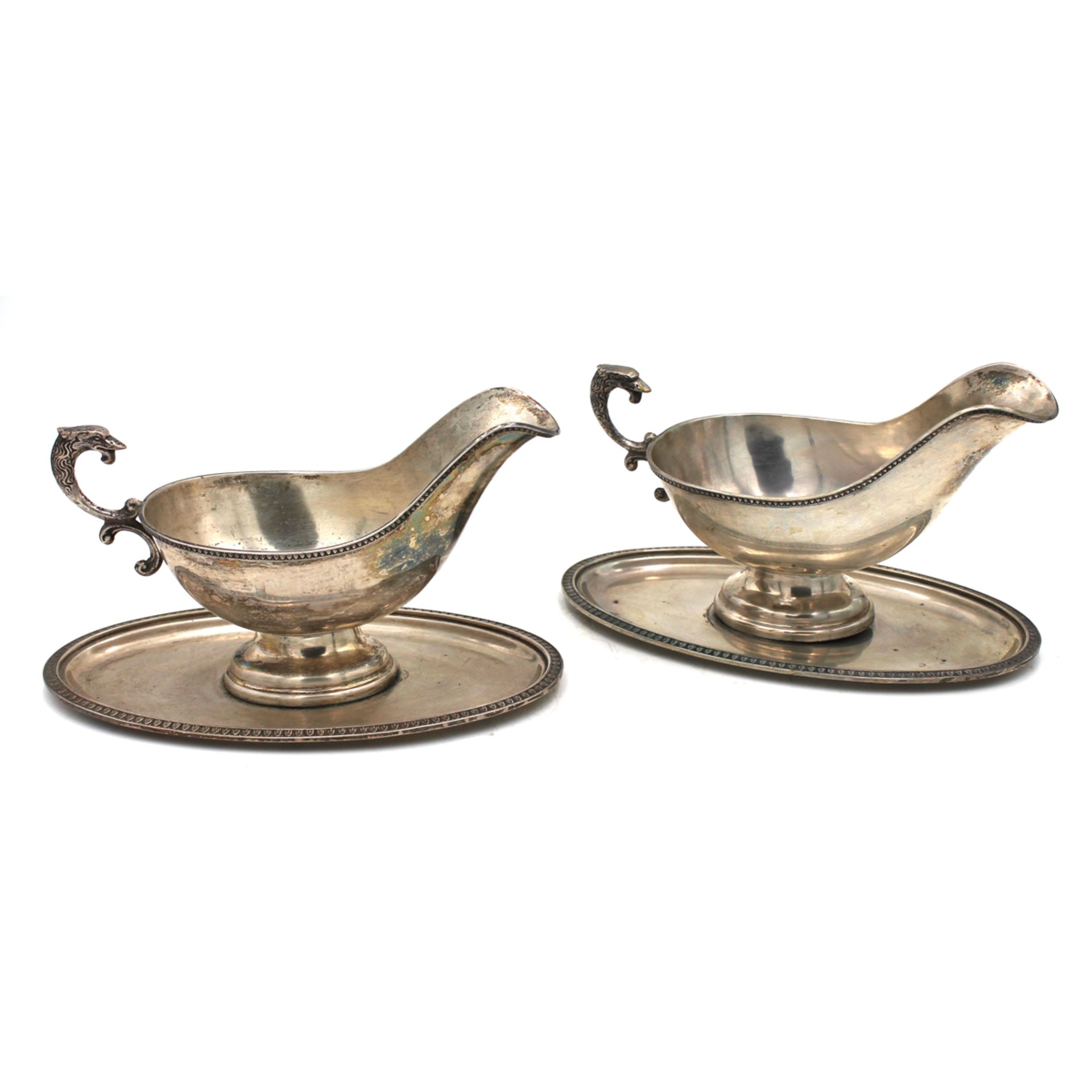 Coppia salsiere - Pair of gravy boats