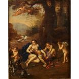 Scuola bolognese secolo XVIII "Scene mitologiche" - Bolognese school XVIII century "Mythological sce
