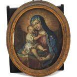 Scuola siciliana secolo XVIII “La Madonna con il bambino” - "The Madonna with the child"