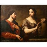 Andrea Vaccaro (1604/1670) "Cristo incontra la Samaritana al pozzo" - "Christ meets the Samaritan wo