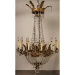 Grande lampadario a dodici luci - Large twelve-light chandelier