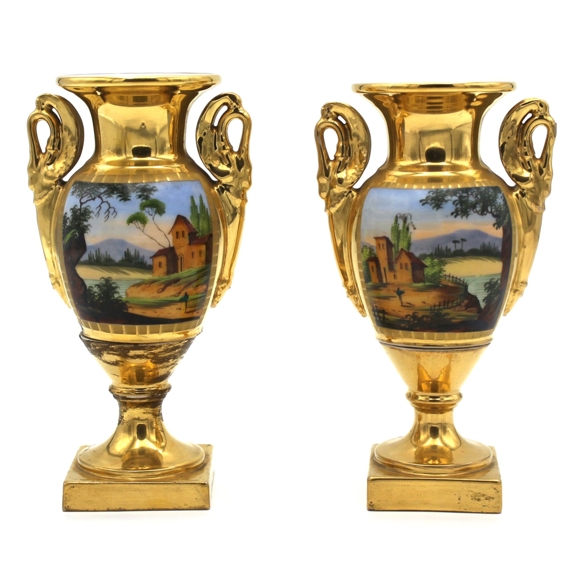 Coppia piccoli vasi - Pair of small vases - Image 2 of 2