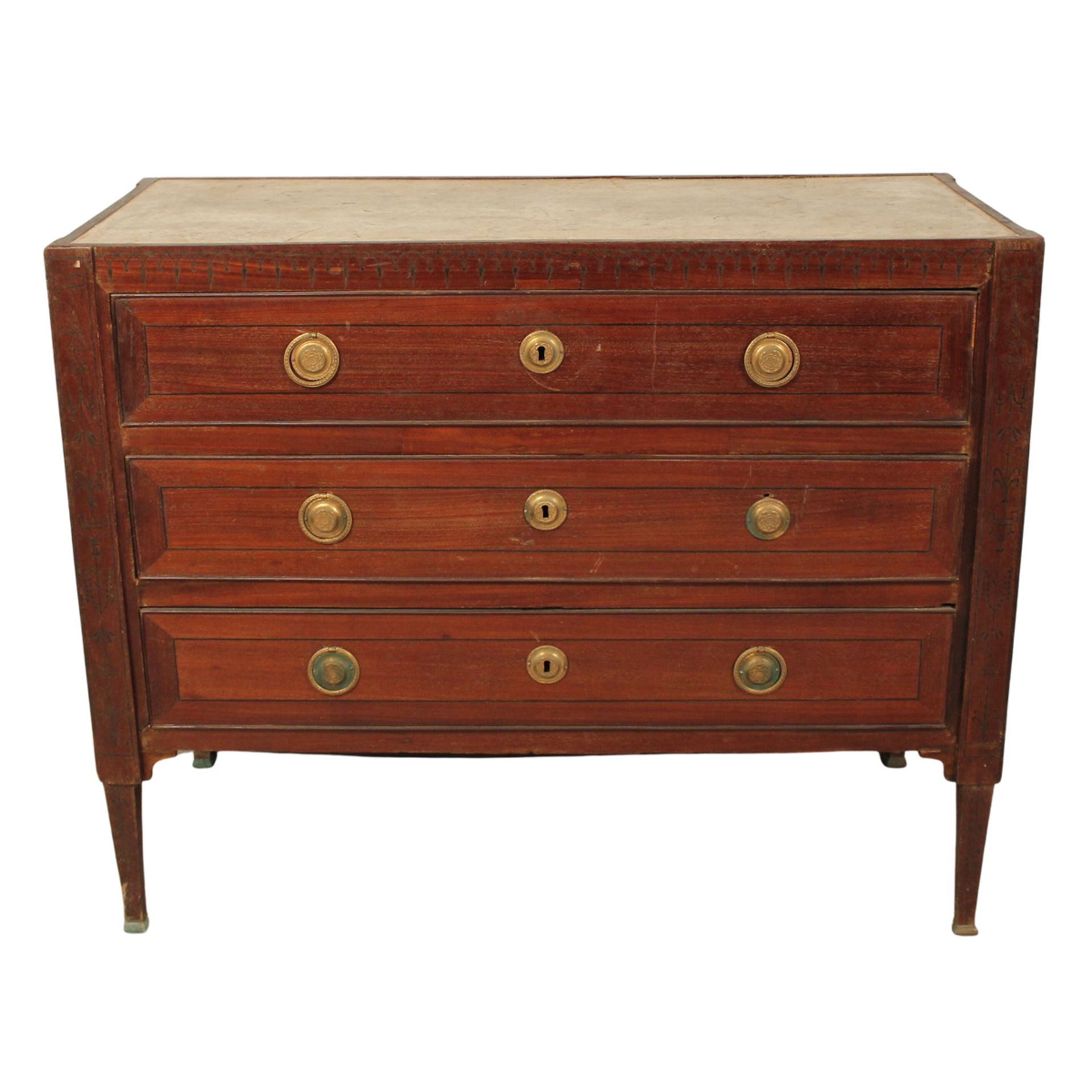 Cassettone a tre cassetti - Commode with three drawers