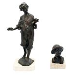 Lotto di due sculture in bronzo - Lot of two bronze sculptures