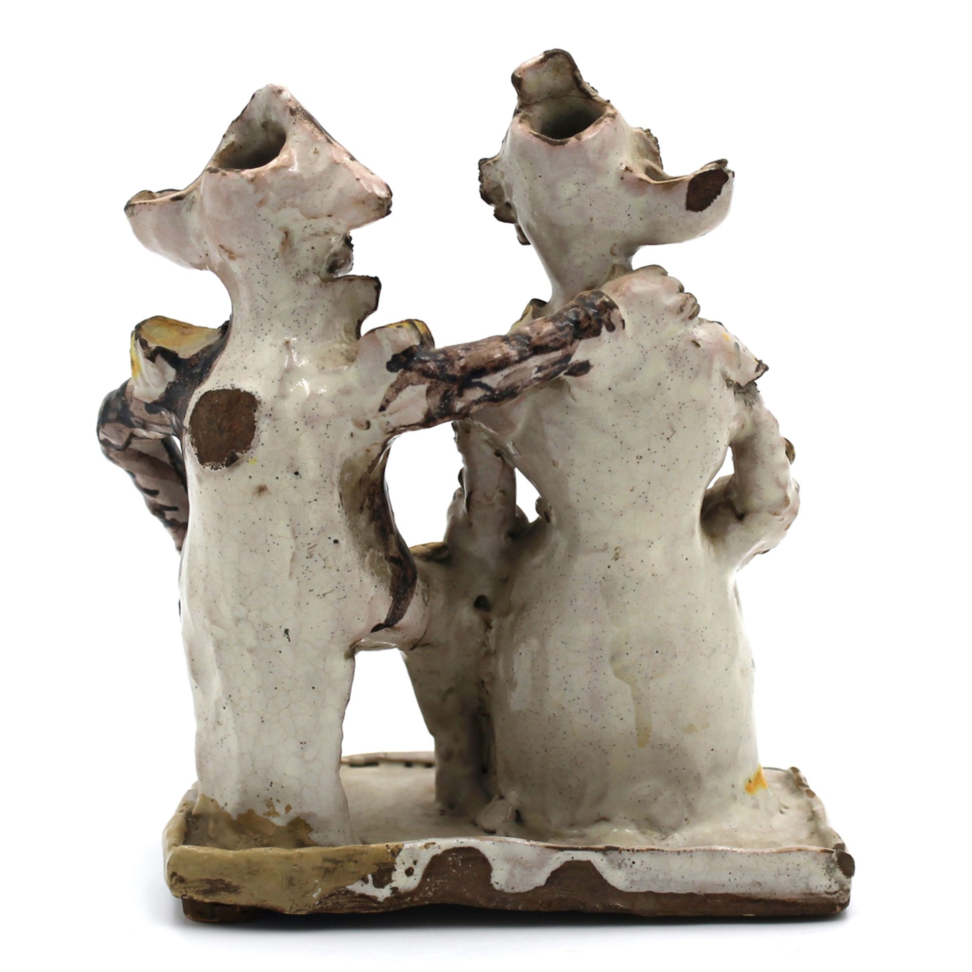 Lucerna a doppia figura - Double figure oil lamp - Image 2 of 3