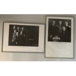 2 framed limited edition theatre posters “The Kings” from the English Shakespeare Company The War of