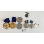 7 City of Liverpool School Attendance medals