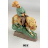 Royal Worcester figure of boy on horse ‘Happy Days’ modelled by F.G. Doughty (possibly repainted)