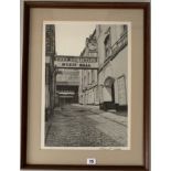 Signed limited edition print by Stuart Walton, City Varieties Music Hall, no. 116/275. Image 12” x