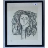 Limited edition giclee print by Pablo Picasso “Portrait of Francoise”, no. 322/500. Image 13.5” x