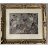 Signed print by W. Russell Flint, group of ladies. Published 1966 by Frost & Reed Ltd of Bristol &