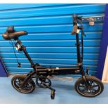 Whirlwind electric bike with built in battery and charger. Black colour